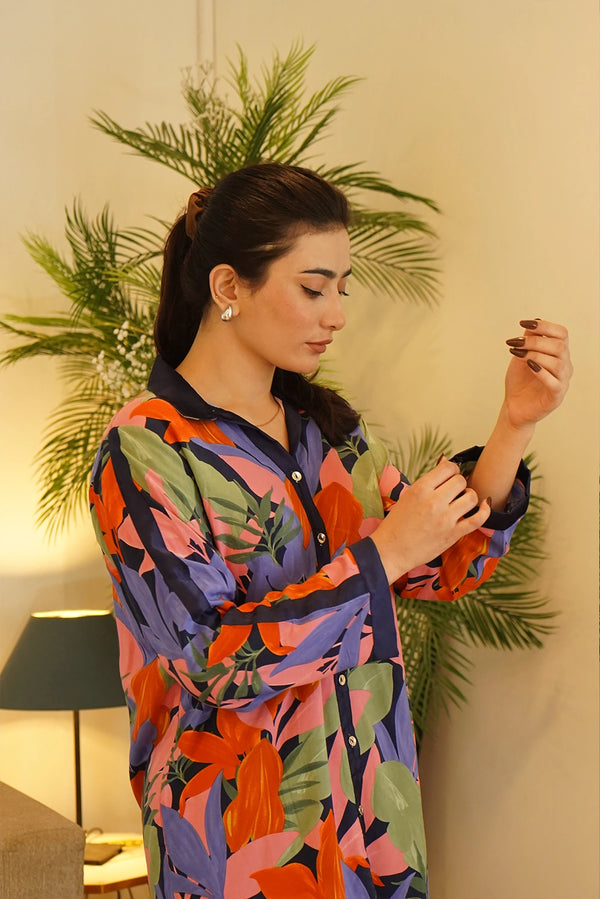 A vibrant burst of tropical hues
