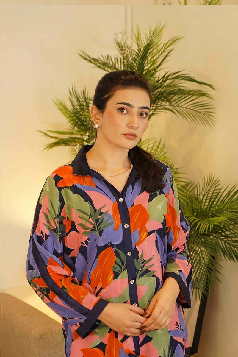 A vibrant burst of tropical hues
