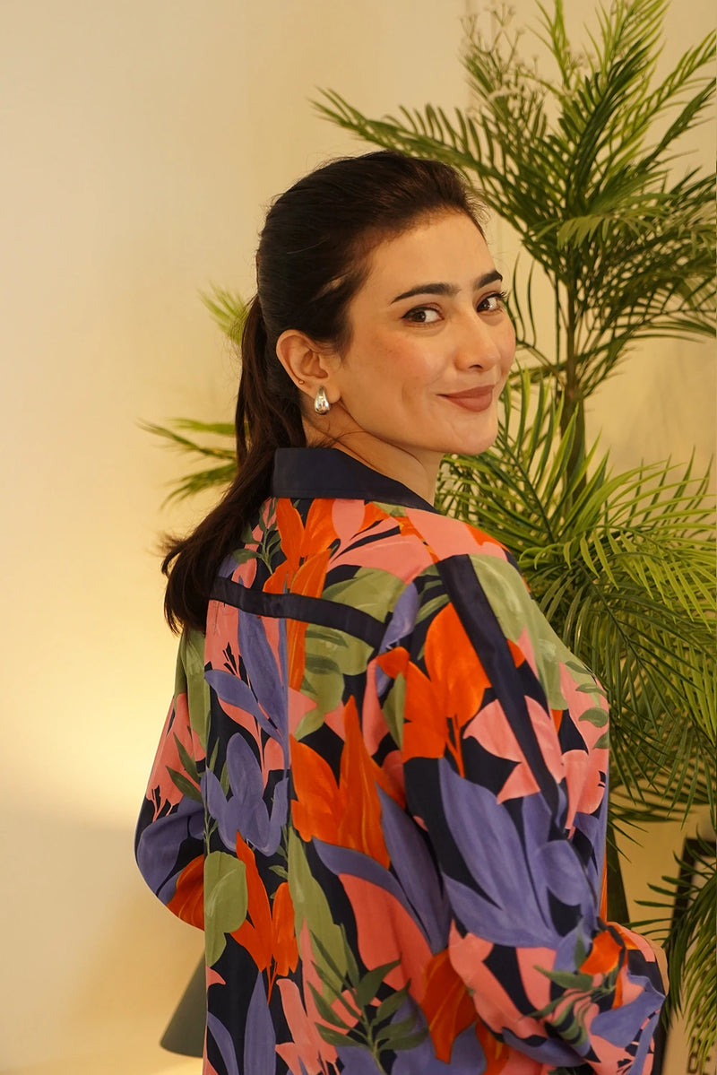 A vibrant burst of tropical hues