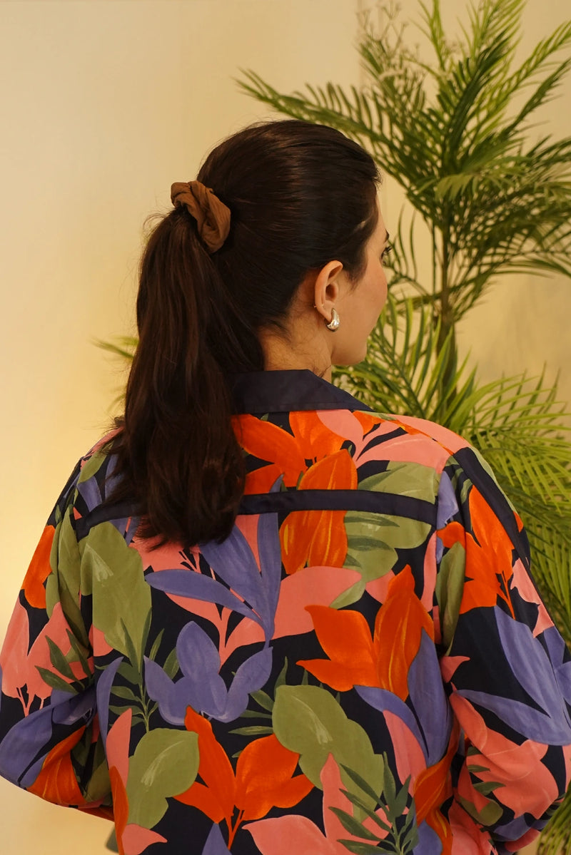 A vibrant burst of tropical hues