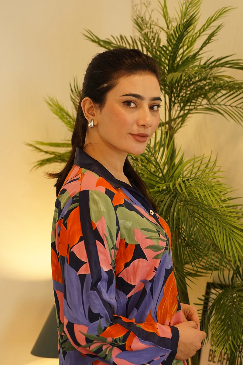 A vibrant burst of tropical hues