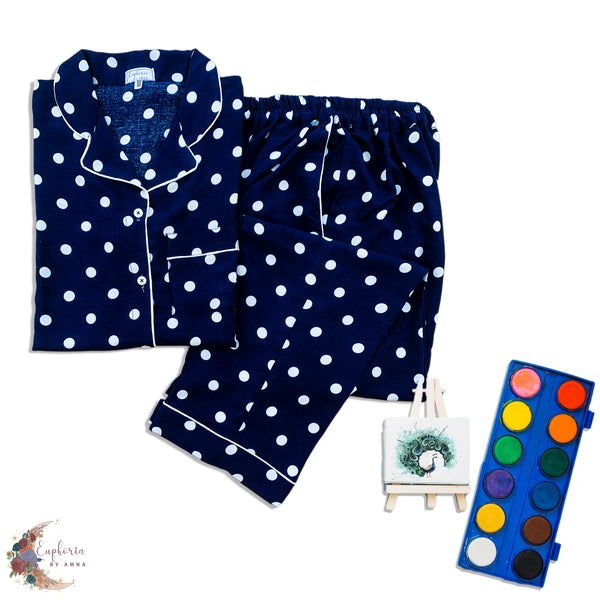Blue Polka