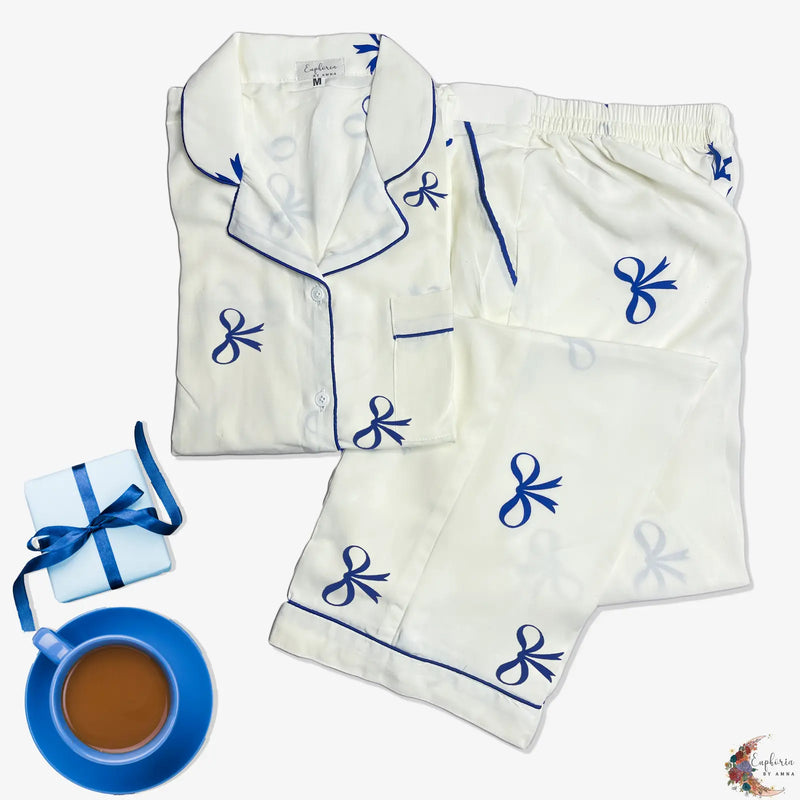 Blue Ribbon Trim – Classic elegance meets  comfort—because simple never goes out of style.