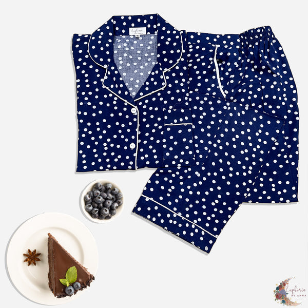Blue Polka