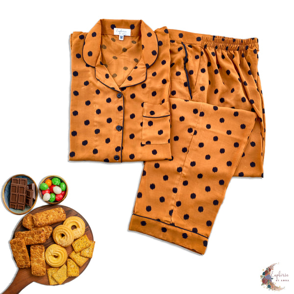 Brown Polka Dots