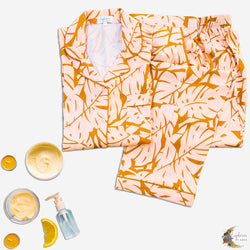 Peach Calm Leaves