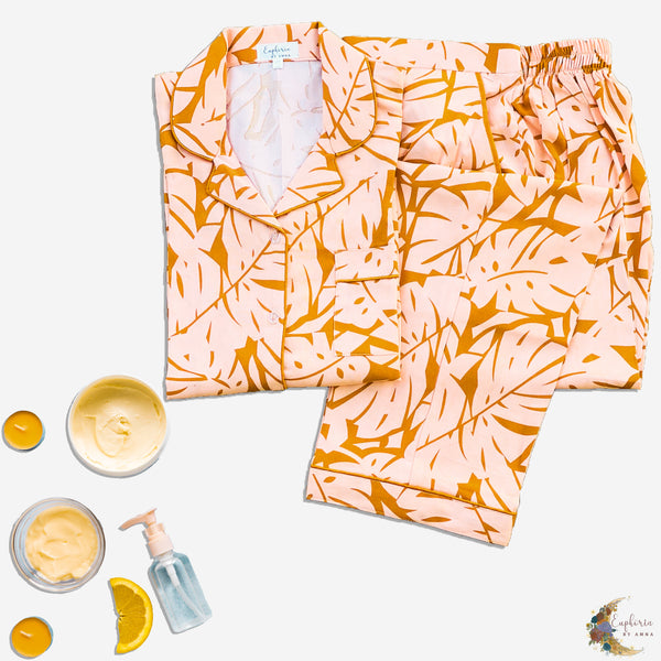 Peach Calm Leaves